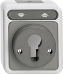 Schneider Electric Merten MEG3717-8029 Aufputz Rollladen-Tast-Rastschalter f&uuml;r