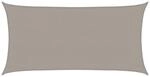 vidaXL Sonnensegel 160 g/m&sup2; Rechteckig Hellgrau 3x6 m HDPE