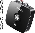 UGREEN AUX Bluetooth 5.3 Adapter mit 3,5mm RCA Buchse Bluetooth Empf&auml;nger f&uuml;r