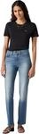 Levi's Damen Jeanshose 314 Shaping mit Stretch-Anteil, Straight Fit, Blau (Smudged