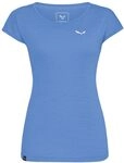 Salewa Puez Melange Dry W S/S Tee, Morning Blue Melange, 3XL