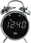 Silva Schneider URW 240 Retro Uhrenradio mit Weckfunktion, Doppelglockenwecker,