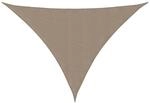 vidaXL Sonnensegel Taupe 7x5x5 m 100% Polyester Oxford, Windschutz, Markise,