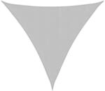vidaXL Sonnensegel Hellgrau 4,5x4,5x4,5 m 100% Polyester Oxford