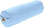 GORILLA SPORTS&reg; Yoga Bolster 65 x 20 cm, Bio Dinkelspelz-F&uuml;llung, Baumwolle 