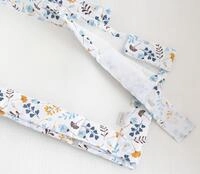 Bettumrandung Babybett 60x120 cm &ndash; 2 teiliges 110x30 cm Set &ndash; Atmungsaktiver 5 mm
