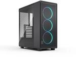 Fractal Design Epoch Schwarz RGB - Leicht get&ouml;ntes Seitenteil aus geh&auml;rtetem Glas -