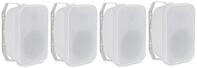 McGrey OLS-5251WH Outdoor-Lautsprecher 4X Set - Zwei-Wege-System - IP56 - F&uuml;r