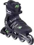 K2 Skates Herren Inline Skates F.I.T. 80, Black - Green, 30E0873.1.1.110