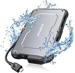 GRAUGEAR Festplattengeh&auml;use f&uuml;r 2,5 Zoll SATA SSD/HDD, IP66 Wasserdicht, Sto&szlig;fest,