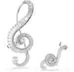 Swarovski Ariana Grande x Swarovski Ohrclips, Asymmetrisches Design, Kristallperle,