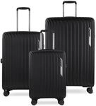bugatti Hera 3er Hartschalen-Koffer-Set mit 4-Rollen (S,M,L), leichte Reise-Koffer