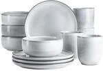 M&Auml;SER Serie Livio, Fr&uuml;hst&uuml;cksgeschirr Set f&uuml;r 4 Personen mit henkellosen