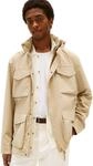 Tommy Hilfiger Herren &Uuml;bergangsjacke Packable Field mit Brusttaschen, Beige