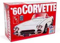 AMT - 1/25 1960 Chevrolet Corvette - Plastikmodellbausatz, Nicht Bemalt