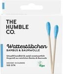 The Humble Co. Nat&uuml;rliche Wattest&auml;bchen | Blau | Plastikfrei, Biologisch Abbaubar,