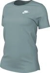 Nike Damen Club Ss T-Shirt, Cannon/White, M