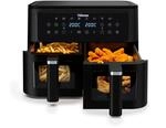 Tristar Doppelkorb-Hei&szlig;luftfritteuse, 9 L Kapazit&auml;t, 10 Programme, Sync-Funktion,