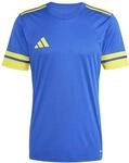 adidas Herren Squadra25 Jersey Short Sleeve Shirt, Team royal Blue/Team Yellow, XS