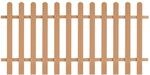 vidaXL Lattenzaun Gartenzaun Friesenzaun Zierzaun Zaun Zaunlatte Vorgartenzaun