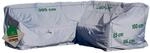 Mehr Garten Abdeckung Dining Ecklounge mit hoher Lehne, 305x305x100 cm, grau,...