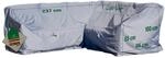 Mehr Garten Abdeckung Dining Ecklounge mit hoher Lehne, 237x237x100 cm, grau,...