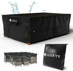 Juskys Gartenm&ouml;bel Abdeckplane CoverSafe Pro 270x180x90 cm - winterfest &
