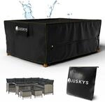 Juskys Gartenm&ouml;bel Abdeckplane CoverSafe Pro 242x162x100 cm - winterfest &