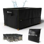 Juskys Gartenm&ouml;bel Abdeckplane CoverSafe Pro 170x95x75 cm - winterfest &...