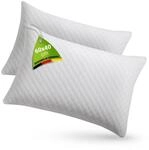 Juskys Kopfkissen 2er Set 40x60 cm &ndash; Memory Foam Kissen mit atmungsaktiver F&uuml;llung