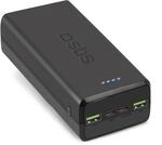 SBS PowerBank 30K Fast, 30.000 mAh Power Delivery, Schnellladung 20 W, Adaptive...