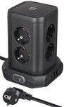 Brennenstuhl Steckdosenturm 8-Fach mit USB (Steckdosenblock 8-Fach mit 2X USB A & 1x
