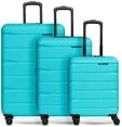 Franky Koffer-Set 3-teilig f&uuml;r Damen und Herren | Reise-Trolleys 51 x 30 x 76...