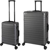 Travelhouse Oslo Aluminium Koffer-Set - Handgep&auml;ck Vol. 39L & Check-in