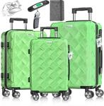 KESSER&reg; Reisekoffer Set 3-teilig | Kofferset ABS Hartschalenkoffer mit