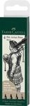 Faber-Castell 167153 - Tuschestift Pitt Artist Pen, Farbe 199, schwarz, 1.5, C, B,