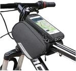 WOZINSKY Fahrradtasche Rahmentasche Wasserdicht Tasche f&uuml;r Fahrrad, Mountainbike,