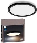 Philips Hue Aurelle White Ambiance Smart Lighting Round 24.5W Panel Light, black,