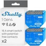 Shelly 1 Gen4 - WLAN Smart Relais Schalter, Potentialfreier Kontakt, 1 Kanal, 16A,