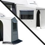 DWT Erker Anbauzelt Pultdach-oder Giebeldach 145x230cm Fahrradgarage Abstellraum