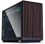 Lian Li DAN Cases A3-mATX Wood Edition PC-Geh&auml;use, Micro-ATX, Tempered Glass,