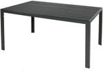 INDA-Exclusiv Aluminium Gartentisch Esstisch Gartenm&ouml;bel Tischplatte aus WPC