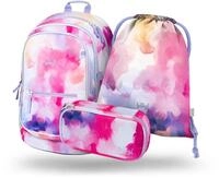 Baagl Schulrucksack Set M&auml;dchen 3 Teilig, Schultasche f&uuml;r Grundschule Volksschule,