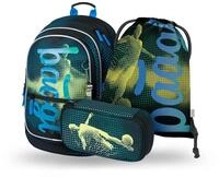 Baagl Schulrucksack Set Jungen 3 Teilig, Schultasche f&uuml;r Grundschule Volksschule,