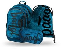 Baagl Schulrucksack Set Jungen 3 Teilig, Schultasche f&uuml;r Grundschule Volksschule,
