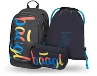 Baagl Schulrucksack Set Jungen M&auml;dchen 3 Teilig, Schultasche f&uuml;r Grundschule