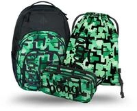 Baagl Schulrucksack Set 3 Teilig, Ergonomischer Gro&szlig;er Rucksack mit K&uuml;hlfach f&uuml;r