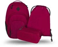 Baagl Schulrucksack Set 3 Teilig, Ergonomischer Gro&szlig;er Rucksack mit K&uuml;hlfach f&uuml;r