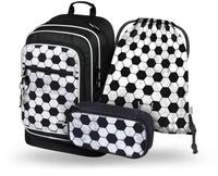 Baagl Schulrucksack Set Jungen 3 Teilig - Schultasche ab 3. Klasse - Grundschule
