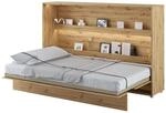 MEBLINI Schrankbett Bed Concept - Wandbett mit Lattenrost - Klappbett mit Schrank -